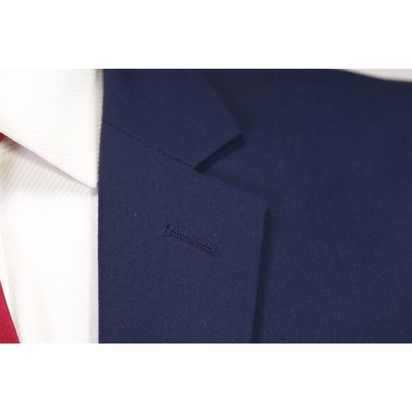 Alain Dupetit Dark Royal Navy Blue 2-Btn Modern Fit Suit 44R - Picture 5 of 10
